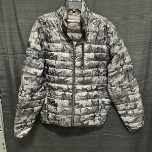 Hawke & Co Puffer Jacket Men's Medium Black Sport Down Performance / box 15-9